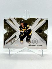 David Pastrnak [Gold] #RFX-24 Hockey Cards 2022 SPx Radiance FX Prices