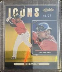 Jose Ramirez [Spectrum Gold] #I-5 Baseball Cards 2022 Panini Absolute Icons Prices
