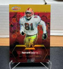 Terrell Owens [Gold Refractor] #56 Football Cards 2003 Topps Finest Prices