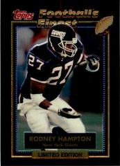 Rodney Hampton #9 Football Cards 1992 Topps Finest Prices