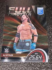 AJ Styles #11 Wrestling Cards 2023 Donruss Elite WWE Full Throttle Prices