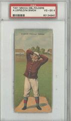 A. Leifield, M. Simon Baseball Cards 1911 T201 Mecca Double Folders Prices