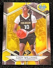 Cody Williams [Yellow Refractor] #10 Basketball Cards 2023 Bowman Best University Prices
