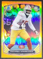 Michael Crabtree [Gold Refractor] #109 Football Cards 2014 Bowman Chrome Prices