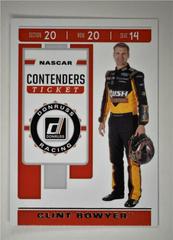 Clint Bowyer #C15 Racing Cards 2020 Panini Donruss Nascar Contenders Prices