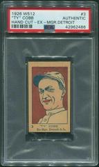 'Ty' Cobb #3 Baseball Cards 1926 W512 Hand Cut Prices