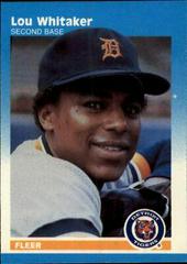 Lou Whitaker Baseball Cards 1987 Fleer Mini Prices