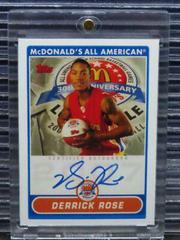 Derrick Rose [Autograph] Basketball Cards 2007 Topps McDonald's All American Prices