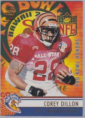 Corey Dillon #2 Football Cards 2001 Pacific Crown Royale Pro Bowl Honors Prices