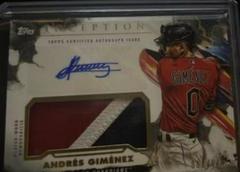 Andres Gimenez #IAP-AG Baseball Cards 2023 Topps Inception Autograph Patch Prices