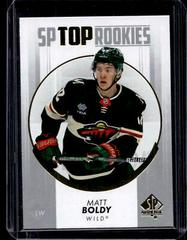 Matt Boldy #TR-2 Hockey Cards 2022 SP Authentic Top Rookies Prices