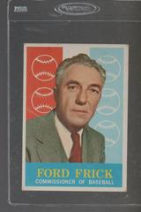 Ford Frick #1 Baseball Cards 1959 Topps Prices