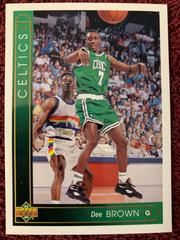 Dee Brown #38 Basketball Cards 1993 Upper Deck Prices