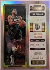 Jayson Tatum [The Finals] Basketball Cards 2022 Panini Contenders Prices
