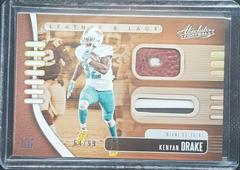 Kenyan Drake #10 Football Cards 2019 Panini Absolute Leather and Lace Prices