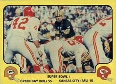 Super Bowl I Football Cards 1978 Fleer Team Action Prices