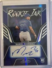 Manuel Rodriguez [Spectrum Blue] Baseball Cards 2022 Panini Absolute Rookie Ink Autographs Prices