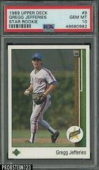 Gregg Jefferies [Star Rookie] #9 Baseball Cards 1989 Upper Deck Prices