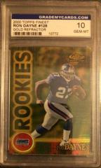 Ron Dayne [Gold Refractor] #128 Football Cards 2000 Topps Finest Prices