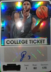 Jean Montero #CT-JMO Basketball Cards 2022 Panini Chronicles Draft Picks Contenders College Ticket Autograph Prices