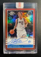 Dirk Nowitzki [Red] #10 Basketball Cards 2022 Panini Contenders Optic 1985 Tribute Autograph Prices