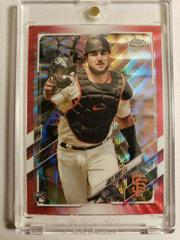 Joey Bart [Red Wave Refractor] Baseball Cards 2021 Topps Chrome Prices