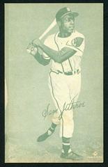 Sam Jethroe [Green Tint] Baseball Cards 1953 Canadian Exhibits Prices