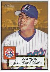 Jose Vidro [Black Back] #22 Baseball Cards 2001 Topps Heritage Prices