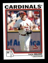 Larry Walker Baseball Cards 2004 Topps Traded Prices