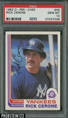 Rick Cerone #45 Baseball Cards 1982 O Pee Chee Prices