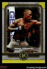 Israel Adesanya [Gold] #28 Ufc Cards 2019 Topps UFC Museum Collection Prices