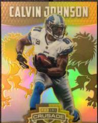 Calvin Johnson [Gold] Football Cards 2014 Panini Rookies & Stars Crusade Prices