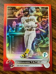 Fernando Tatis Jr. [Red] Baseball Cards 2022 Topps 1st Edition Prices