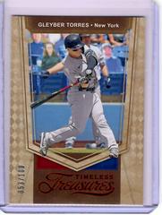 Gleyber Torres [Red] Baseball Cards 2021 Panini Chronicles Timeless Treasures Prices