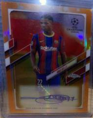 Ansu Fati #CA-AF Soccer Cards 2020 Topps Chrome UEFA Champions League Autographs Prices