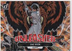 Zac Veen #U3 Baseball Cards 2023 Panini Donruss Unleashed Prices