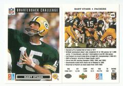 Bart Starr Football Cards 1991 Upper Deck Domino's Quarterbacks Prices