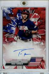Trea Turner [Red Hot] Baseball Cards 2023 Topps World Classic International Gems Autographs Prices