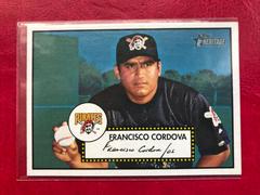 Francisco Cordova #321 Baseball Cards 2001 Topps Heritage Prices