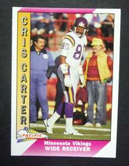 Cris Carter [Error] Football Cards 1991 Pacific Prices