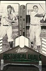 Gil Hodges, Roy Campanella [Retail Green] Baseball Cards 2022 Panini Absolute Historical Duals Prices