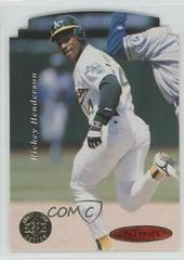Rickey Henderson [Die Cut] #178 Baseball Cards 1995 SP Championship Prices