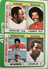 49ers Leaders [Team Checklist] #525 Football Cards 1978 Topps Prices