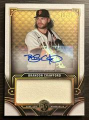 Brandon Crawford Baseball Cards 2022 Topps Triple Threads Single Jumbo Relics Autographs Prices