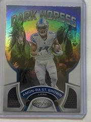 Amon Ra St. Brown #DH-14 Football Cards 2022 Panini Certified Dark Horses Prices