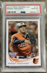 Manny Machado Baseball Cards 2013 Topps Opening Day Prices