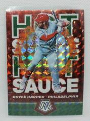 Bryce Harper [Green Mosaic] #HS3 Baseball Cards 2021 Panini Mosaic Hot Sauce Prices