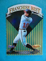 Chipper Jones [Mach III] #FB9 Baseball Cards 1999 Bowman's Best Franchise Prices