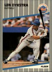 Len Dykstra #33 Baseball Cards 1989 Fleer Glossy Prices