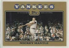 Mickey Mantle [Gold] #7 Baseball Cards 2008 Topps Prices